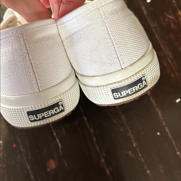 Superga Bright White Lace-Up Sneakers - Picture 4 of 8